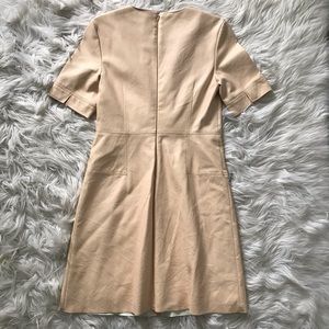Topshop Dresses Natural Faux Leather Shirt Dress Poshmark